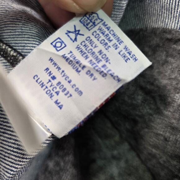 Vintage denim Tote Bag Large Heavy Fabric Huge United Steelworkers USW U.S.A - Picture 9 of 9